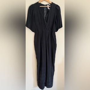 Anthropologie Black Jumpsuit